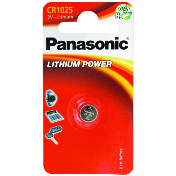 

Батарейка CR 1025 PANASONIC (CR-1025EL/1B)
