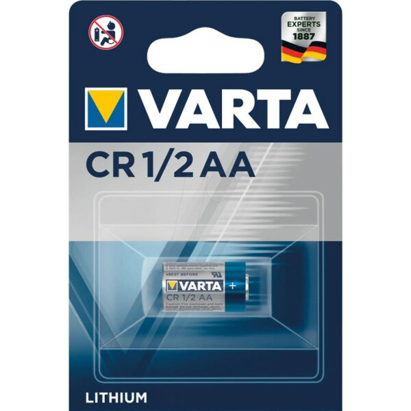 

Батарейка CR 1/2 AA Lithium Varta (06127101401)