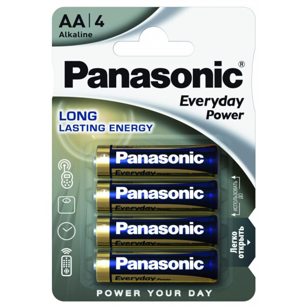 

Батарейка PANASONIC AA EVERYDAY POWER * 4 (LR6REE/4BR)