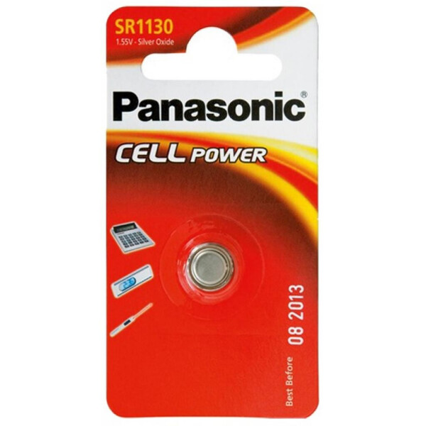 

Батарейка PANASONIC SR1130 * 1 Silver Oxide (SR-1130EL/1B)