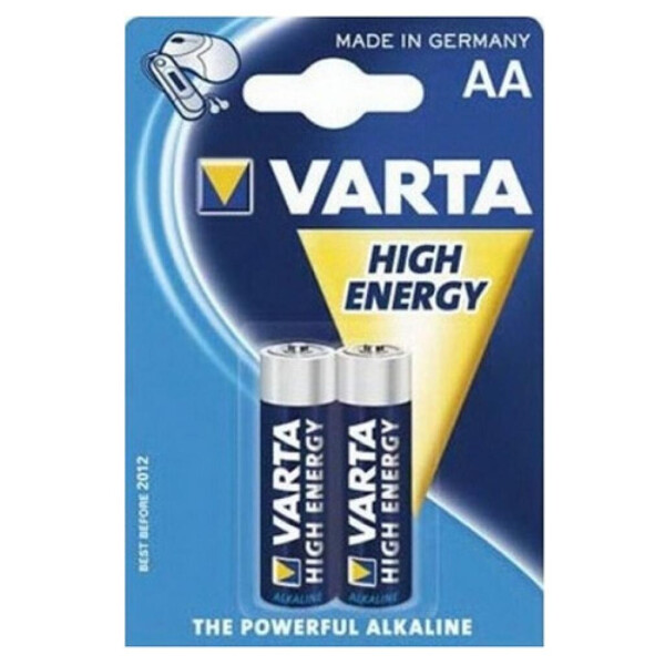 

Батарейка Varta HIGH Energy ALKALINE * 2 (04906121412)