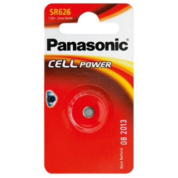 

Батарейка PANASONIC SR626 * 1 Silver Oxide (SR-626EL/1B)