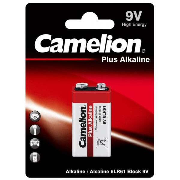 

Батарейка Camelion Крона 6LR61 9V Plus Alkaline * 1 (6LR61-BP1)