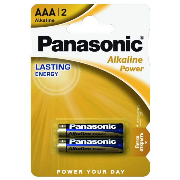

Батарейка PANASONIC AAA LR03 Alkaline Power * 2 (LR03REB/2BP)