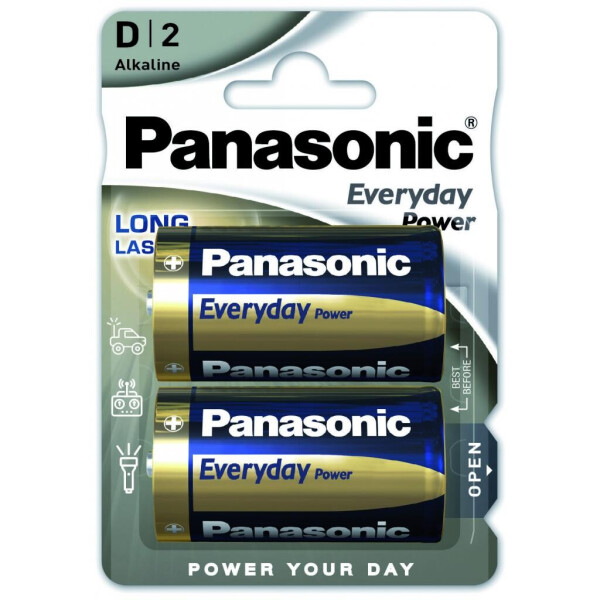 

Батарейка PANASONIC D LR20 Everyday Power * 2 (LR20REE/2BR)
