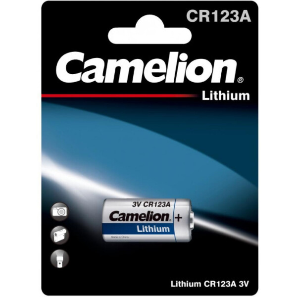 

Батарейка CR 123A Lithium * 1 Camelion (CR123A-BP1)