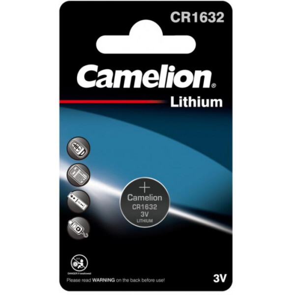 

Батарейка CR 1632 Lithium * 1 Camelion (CR1632-BP1)