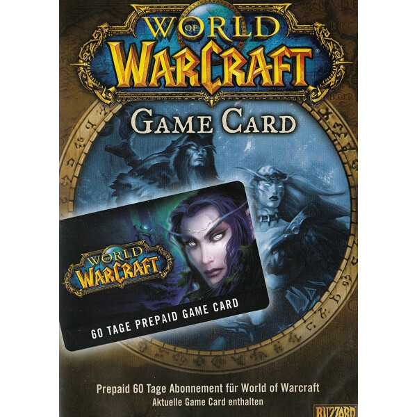 

Подписка | Тайм карта Blizzard World of Warcraft на 60 дней