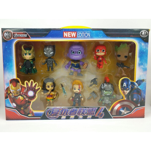 

Набор игрушек Фигурки героев фильма Мстители 8 штук
