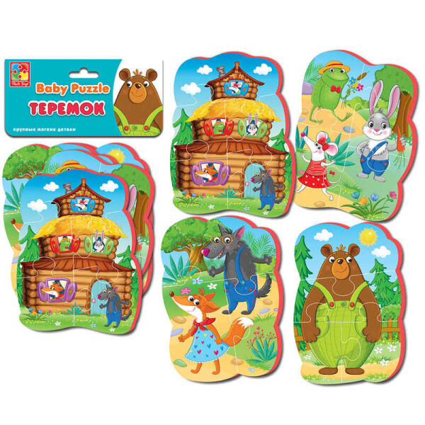 

Мягкие беби пазлы "Теремок"" - VT 1106-64 (50) "Vladi Toys"