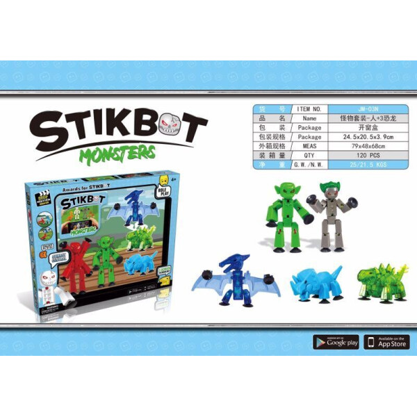 

Стикбот Stikbot monsters JM-03N