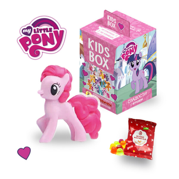 

Кидс бокс - Свитбокс коллекционная фигурка My little pony жевательный мармелад с натуральным соком