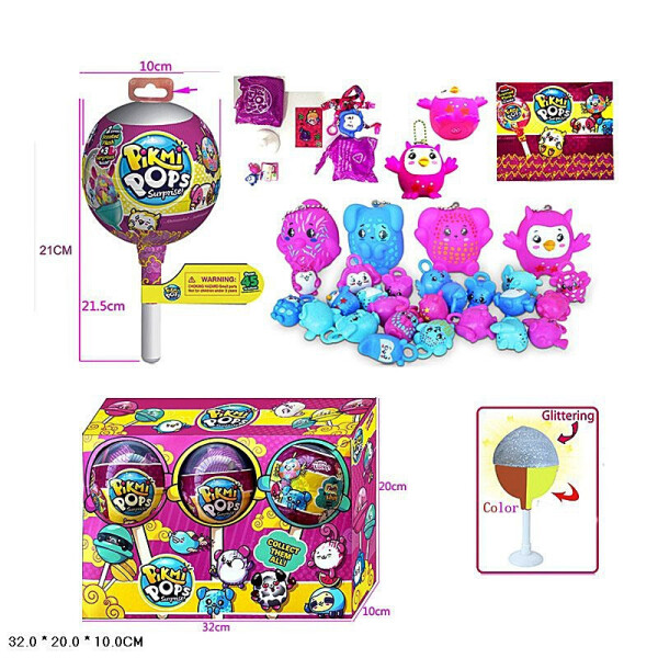 

Набор игрушек Герои Pikmi Pops игрушки сюрпризы с аксессуарами внутри чупа-чупса Пикми попс 27301