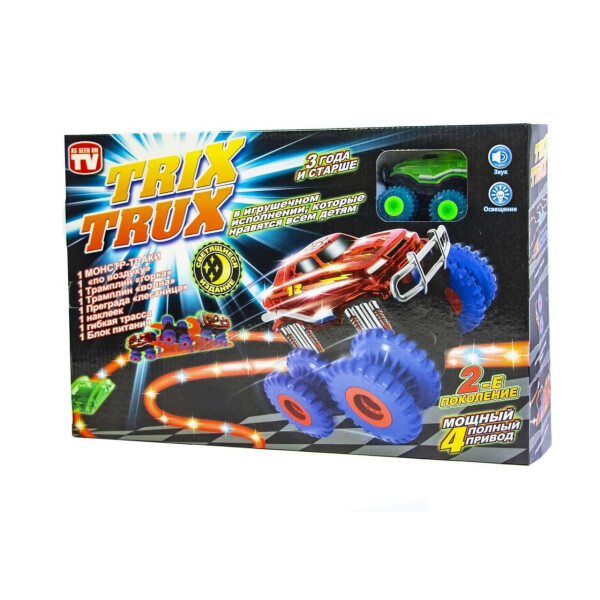 

Монстер-Траки Trix Trux LED YG11 светящийся трек и машинка