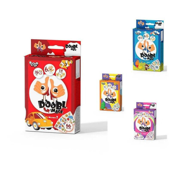 

Настольная игра "DOOBL IMAGE" DBI-02-01.02.03.04U./УКР./МИНИ (32) 4 вида, "ДАНКО ТОЙС"