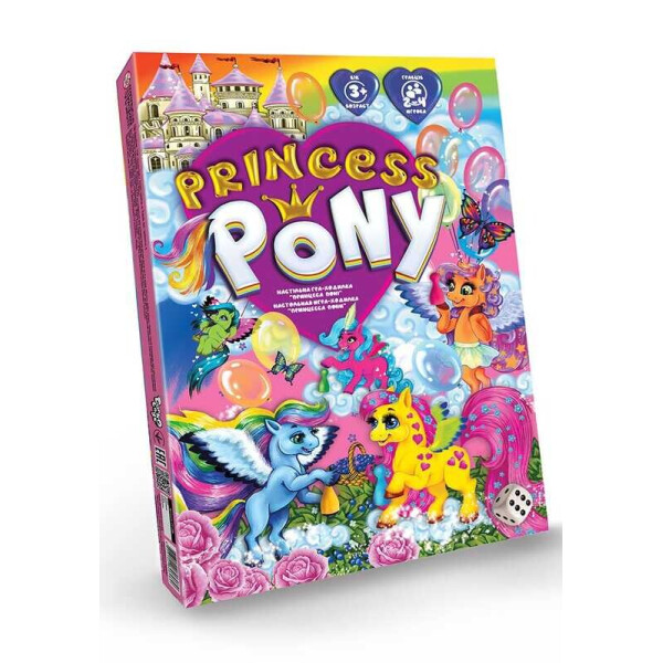 

Настольная игра "Princess Pony" DTG96 (20) "ДАНКО ТОЙС"