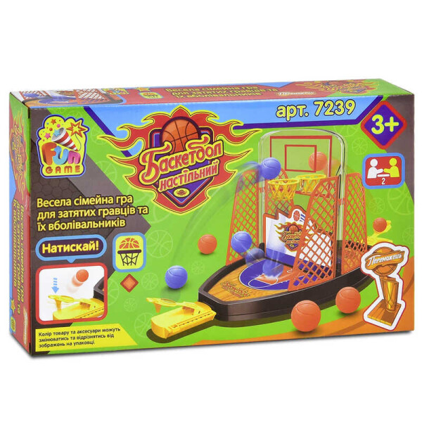 

Настольная игра "Баскетбол" 7239 (12) "FUN GAME", в коробке