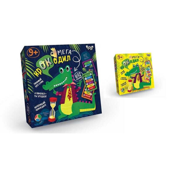 

Настольная игра викторина "Мега-крокодил" (рус) CROC-03-01(10) ДАНКО ТОЙС