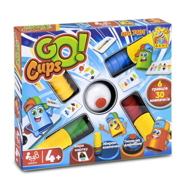 

Настольная развлекательная игра "Go Cups" 7401 (12/2) "FUN GAME", в коробке