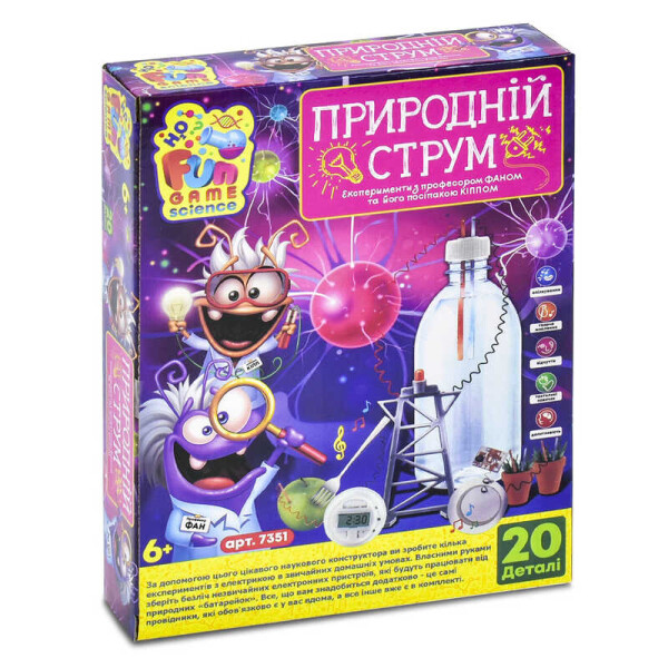 

Опыты "Естественной ток" 7351 (12) "FUN GAME"