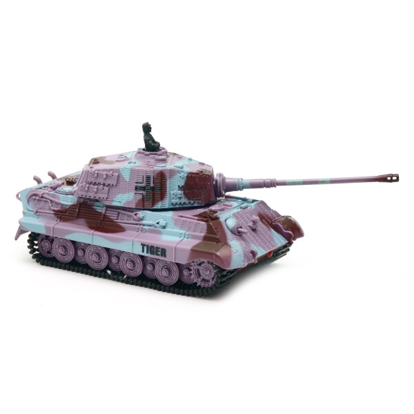 

Танк микро р/у 1:72 King Tiger со звуком (фиолетовый, 35MHz)