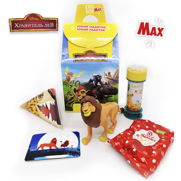 

Фигурка Кидс бокс MAX - Свитбокс фигурка Хранитель Лев и сладости внутри