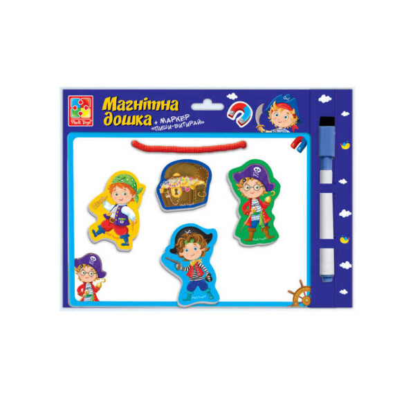 

Пиши-витирай "Пираты" (укр) VT 3601-10 (30) "Vladi Toys"
