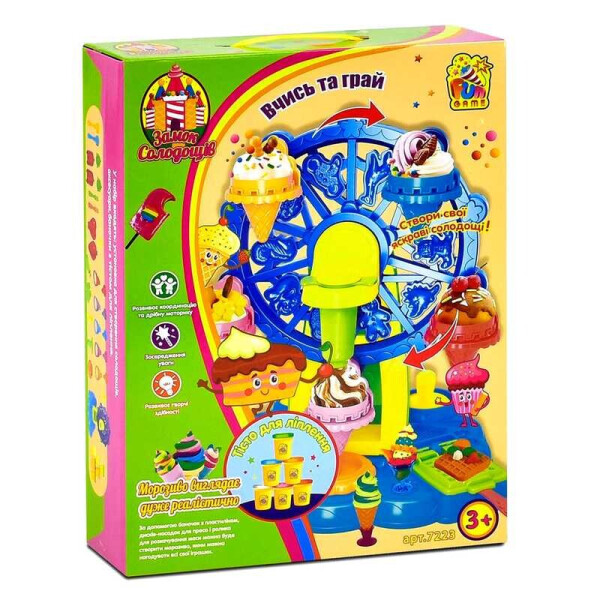 

Тесто для лепки 7223 "Замок сладостей" (12) в коробке "FUN GAME"