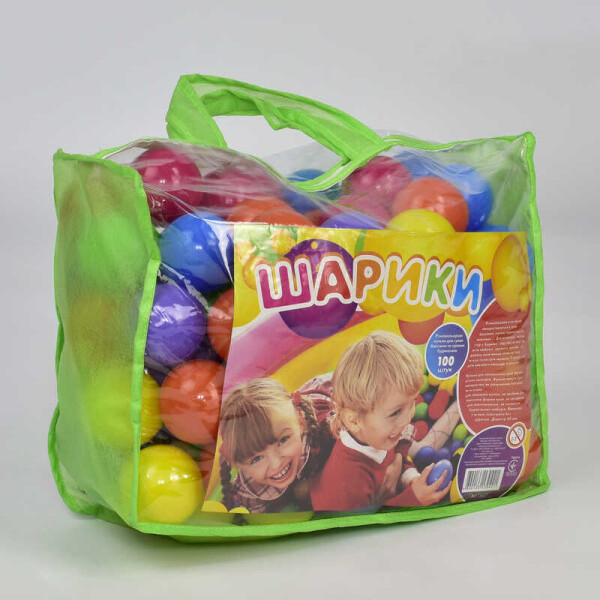 

Шарики "80 мм мягкие" 12024 (3) в сумке 100 шт. "M-TOYS"