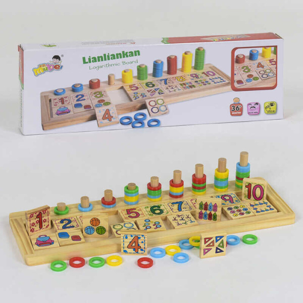 

Деревянная игра Математика С 39286 (36) в коробке