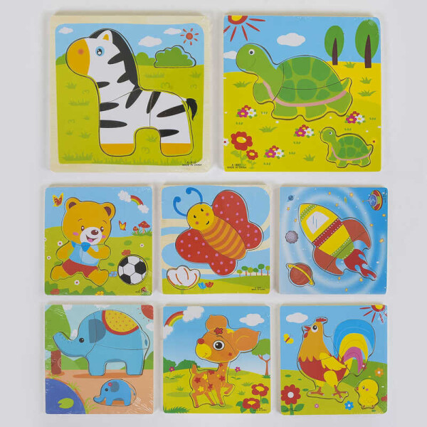 

Деревянная игра С 37707 (400) "Пазлы"