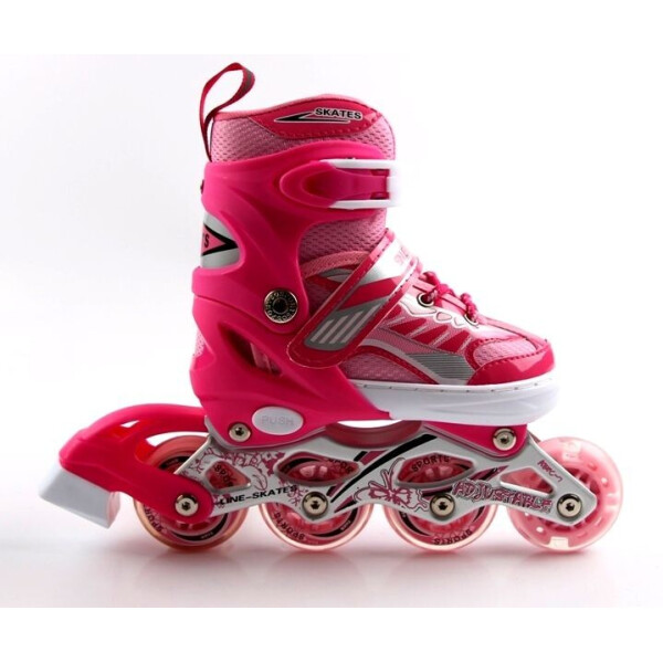 

Детские ролики Happy 2 Розовые размер 34-37