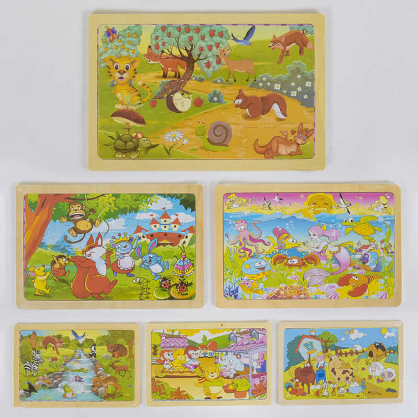 

Деревянная игра С 37715 (400) "Пазлы"