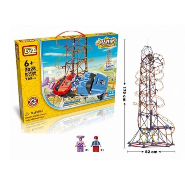 

Электромеханический конструктор LoZ AMUSEMENT PARK ROLLER COASTER 785 ДЕТАЛЕЙ