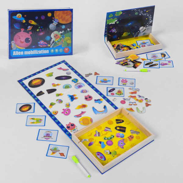 

Деревянная Логическая игра B 33486 (32) магнитная, в коробке