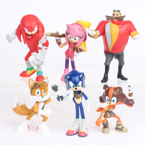 

Игровой набор Super Sonic третье поколение Супер Соник 6 фигурок