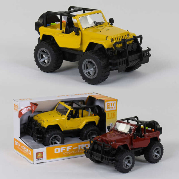 

Джип инерционный WY 390 A/ WY 390 B (30) свет, звук, 2 цвета, в коробке