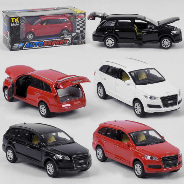 

Джип металлический 92796 W (96/2) "Auto Expert", 4 цвета, инерция, свет, звук, открываются двери, в коробке