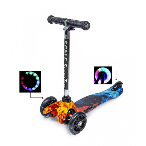 

Детский самокат Scooter Micro Mini с рисунком Fire and Ice