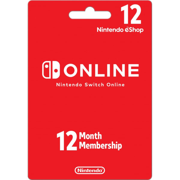

Подписка Nintendo Switch Online Gift Card 12 месяцев, (US-регион)