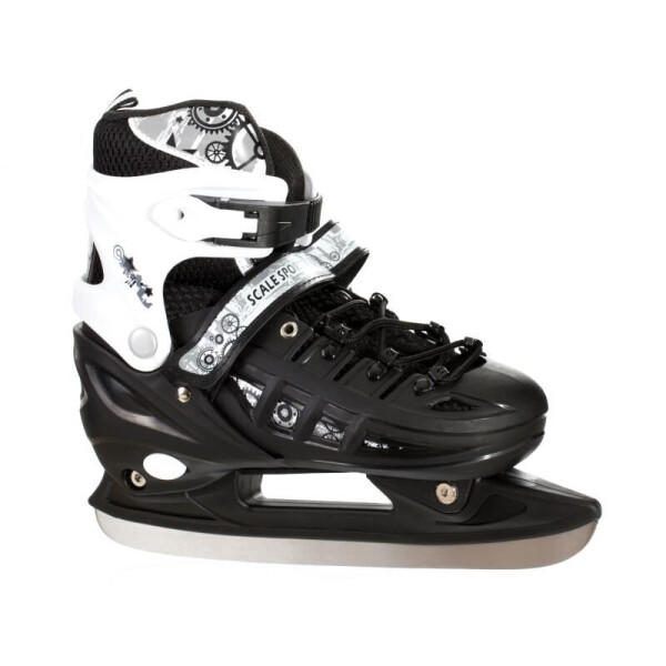 

Детские коньки раздвижные Scale Sport Черные размер 34-37