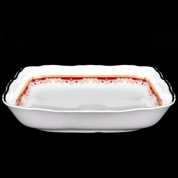 

Салатник thun marie - louise / 8800101 (красная лилия) квадратные 25см 00000000287