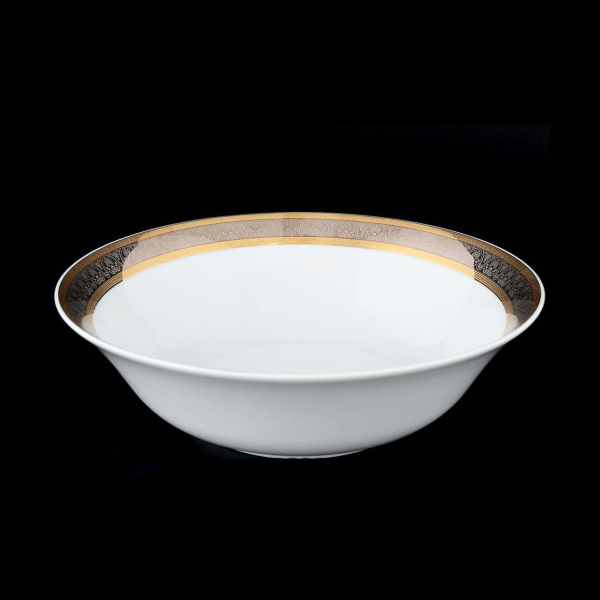 

Салатник thun opal / 8400700 (широкий кант платина , золото) круглые 23 см 00000000181