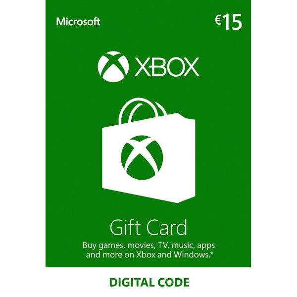 

Подарочная карта Xbox Live / Gift Card пополнение бумажника (счета) своего аккаунта на сумму 15 euro, EU-регион