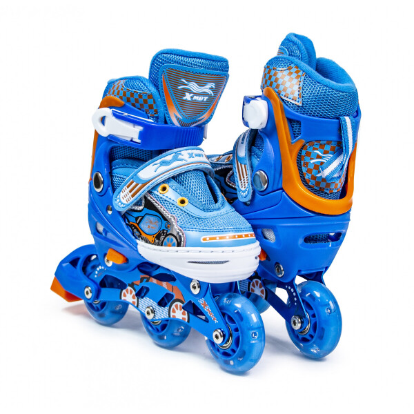 

Детские ролики со светящими колесами "3-wheels" Синие размер 27-30