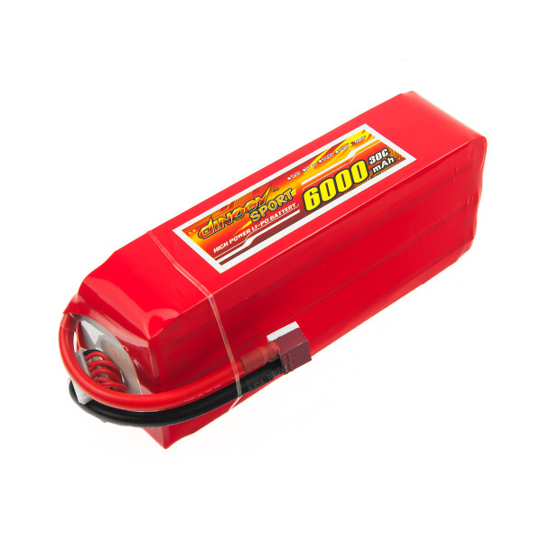 

Аккумулятор Dinogy Li-Pol 6000mAh 22.2V 6S 30C 66x44x163мм T-Plug