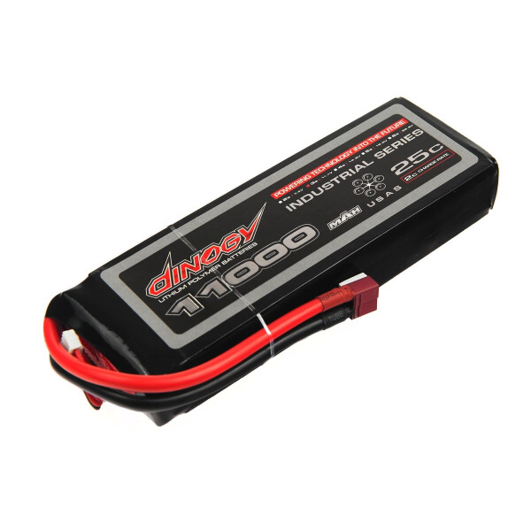 

Аккумулятор Dinogy Li-Pol 11000mAh 11.1V 3S 25C 30x61x178мм T-Plug