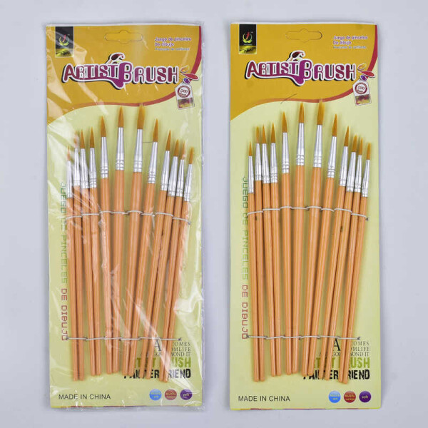 

Кисточки для рисования 251 / 555-553 (600) 12шт в упаковке