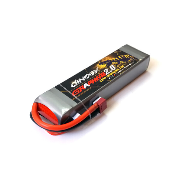 

Аккумулятор Dinogy G2.0 Li-Pol 5000mAh 11.1V 3S 70C 29x48x165мм T-Plug