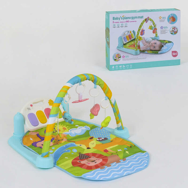 

Коврик игровой 9921 (18/2) с музыкальной панелью, погремушки, в коробке